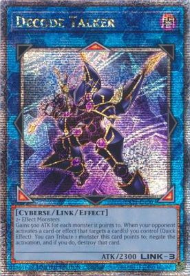 Decode Talker - TN23-EN009 - Quarter Century Rare 1st Edition Mega Tin 2023 Dueling Heroes Singles