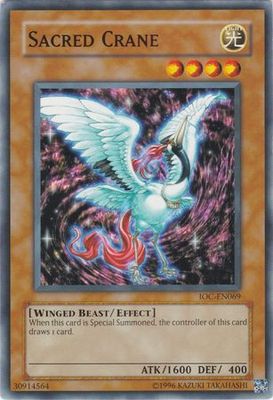 Sacred Crane - IOC-EN069 - Common Unlimited Invasion of Chaos [IOC] Unlimited Singles