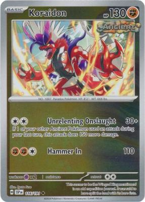 Koraidon - 116/191 - Uncommon Reverse Holo Scarlet &amp; Violet: Surging Sparks Reverse Singles (Español)