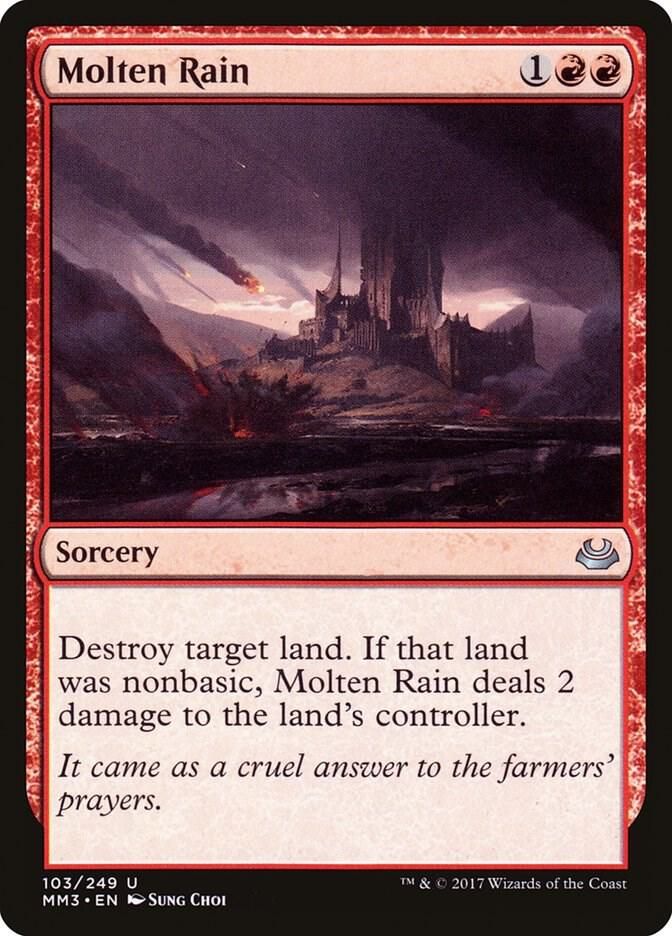 Molten Rain - Modern Masters 2017 (MM3) Modern Masters 2017