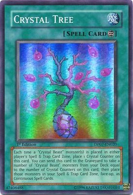 Crystal Tree - DP07-EN020 - Super Rare Unlimited Duelist Pack: Jesse Anderson DP07 Unlimited Singles