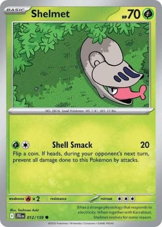 Shelmet - 012/159 - Common Scarlet &amp; Violet: Journey Together Singles