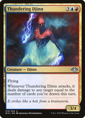 Thundering Djinn - Modern Horizons (MH1) Modern Horizons