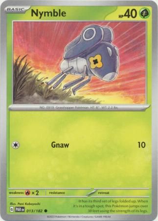 Nymble - 013/182 - Common Scarlet &amp; Violet: Paradox Rift Singles