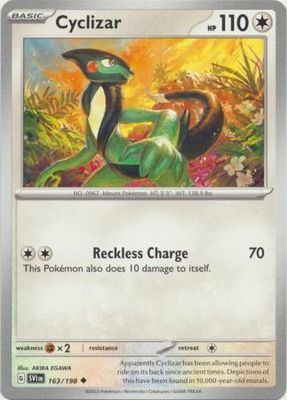 Cyclizar - 163/198 - Uncommon Scarlet &amp; Violet (Base Set) Singles