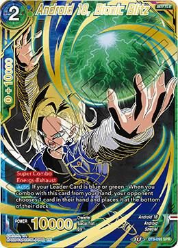Android 18, Bionic Blitz (SPR) - Universal Onslaught (DBS-B09) Universal Onslaught Foil