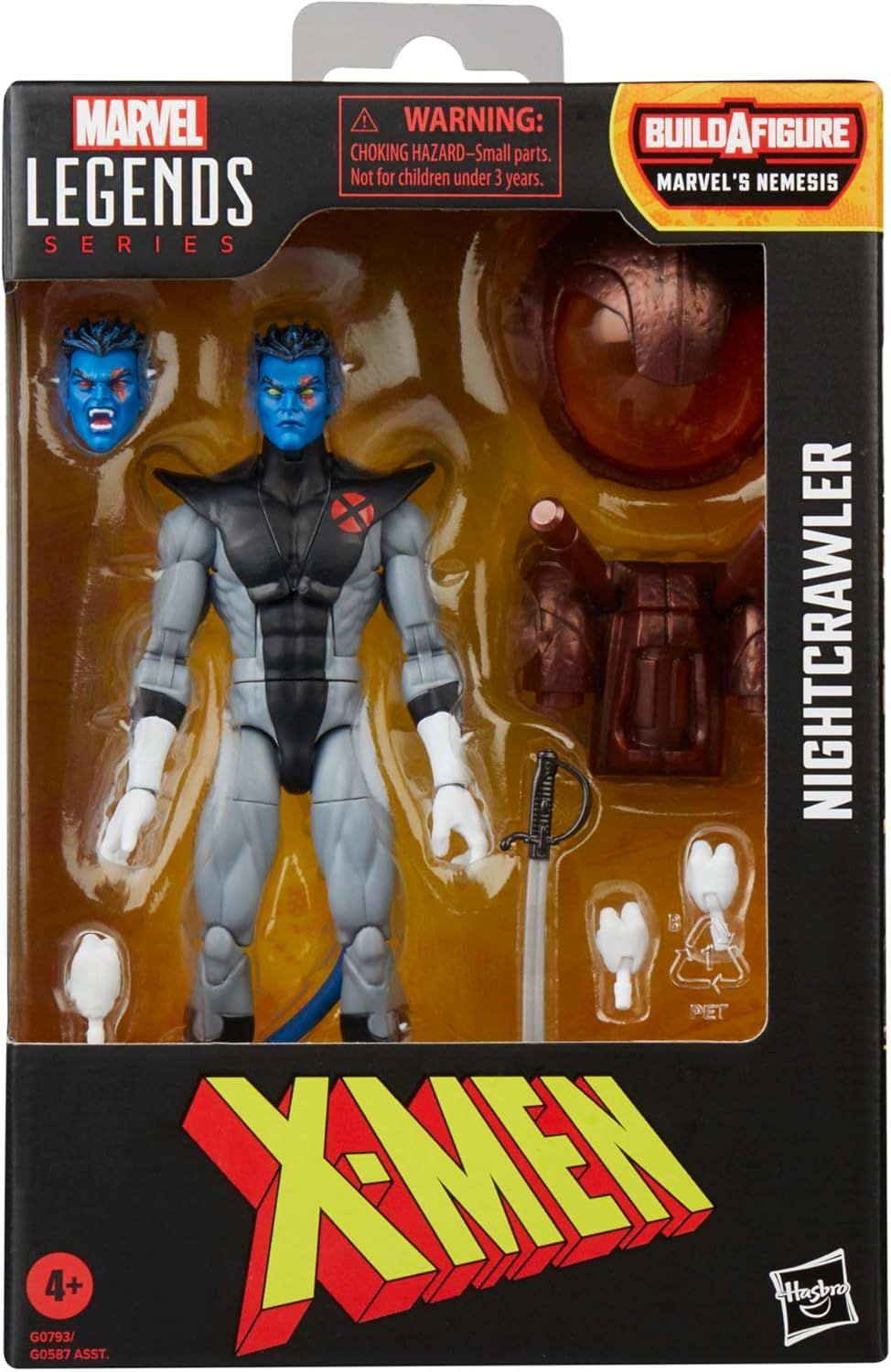 DS Marvel Legends Series Nightcrawler Figura 6 Pulgadas