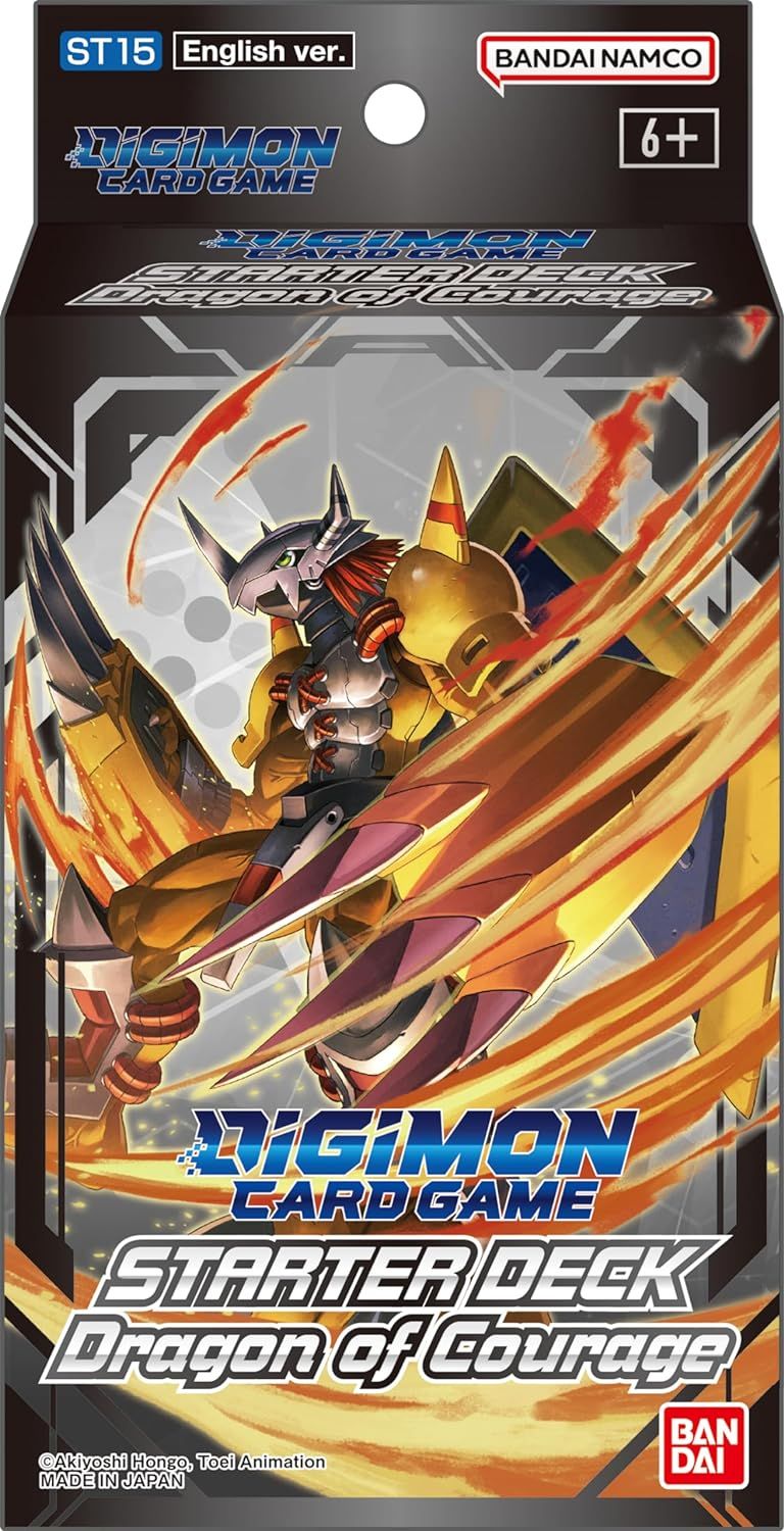 DS Digimon Card Game Starter Deck: Dragon of Courage Nuevo Digimon TCG