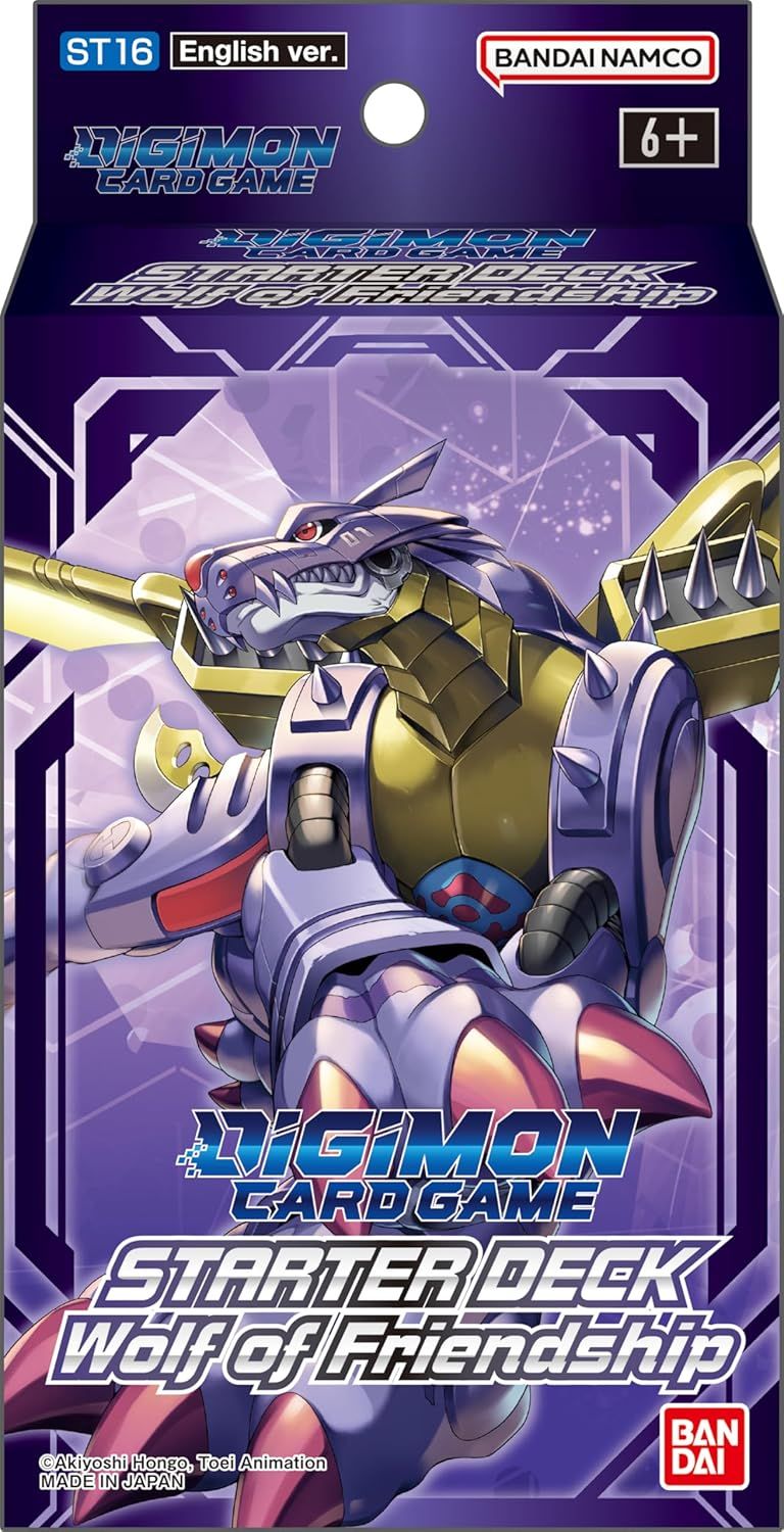 DS BANDAI | Digimon Card Game: Starter Deck - Wolf of Friendship (ST16) Digimon TCG Nuevo