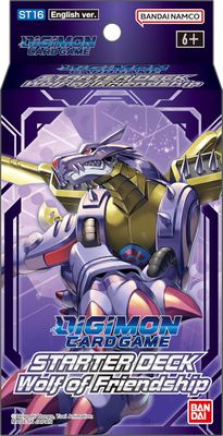 DS BANDAI | Digimon Card Game: Starter Deck - Wolf of Friendship (ST16) Digimon TCG Nuevo