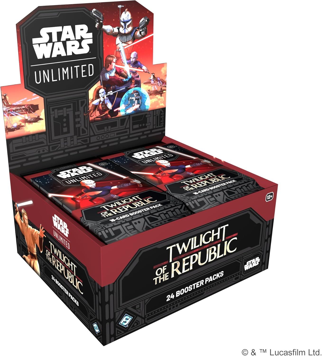 DS Star Wars: Unlimited TCG Twilight of The Republic Booster Display (Set of 24 Booster Packs)