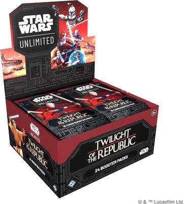 DS Star Wars: Unlimited TCG Twilight of The Republic Booster Display (Set of 24 Booster Packs)