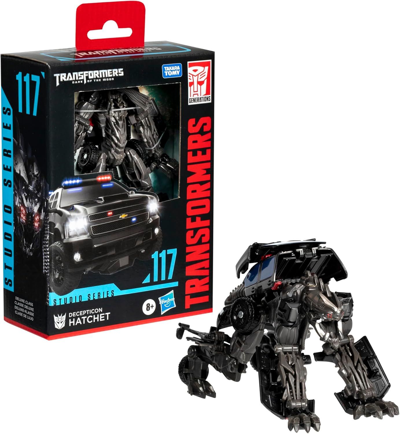 DS Transformers Figura Studio Series Deluxe Class Dark of The Moon 94 Decepticon Hatchet Nuevo