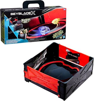 DS Beyblade X Clash &amp; Carry Beystadium Battle Arena Nuevo