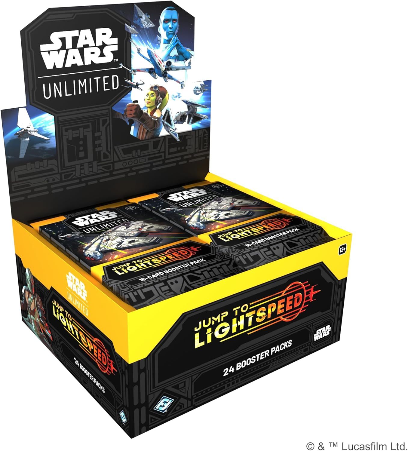 DS Star Wars: Unlimited TCG Jump to Lightspeed Booster Display (Set of 24 Booster Packs Nuevo
