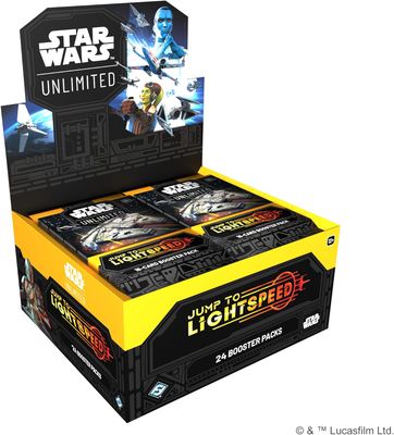 DS Star Wars: Unlimited TCG Jump to Lightspeed Booster Display (Set of 24 Booster Packs Nuevo