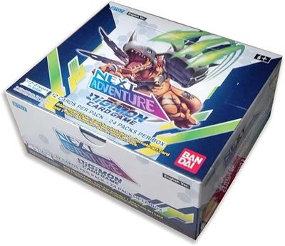 DS Digimon Card Game: Next Adventure Booster Box Nuevo 24 Boosters