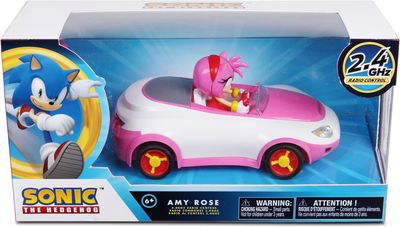 DS Sonic Team Racing RC: Amy Rose - 1:28 Scale 2.4GHz Carro Control Remoto Nuevo Sonic The Hedgehog
