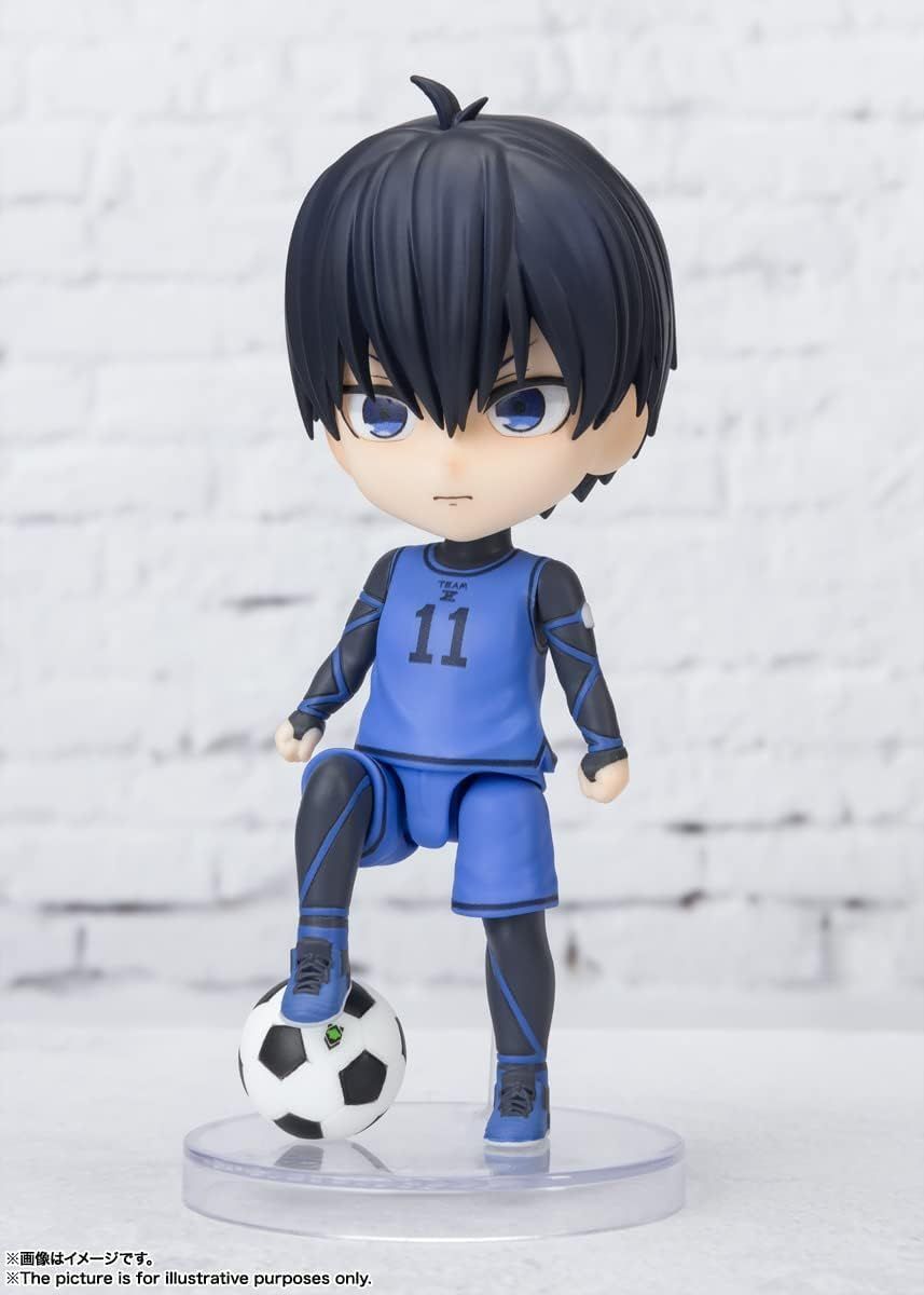 DS TAMASHII NATIONS - Blue Lock Figura - Yoichi Isagi Figura, Bandai Spirits Figuarts Mini Action Nuevo