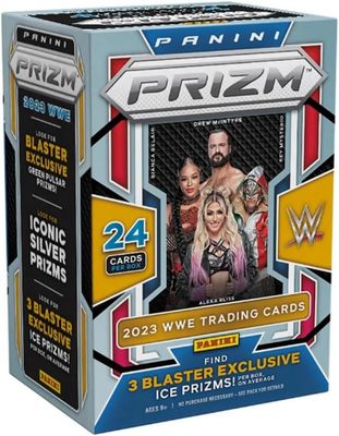 DS 2023 Panini Prizm WWE Wrestling Blaster Box - 6 Packs - 24 Trading Cards Nuevo