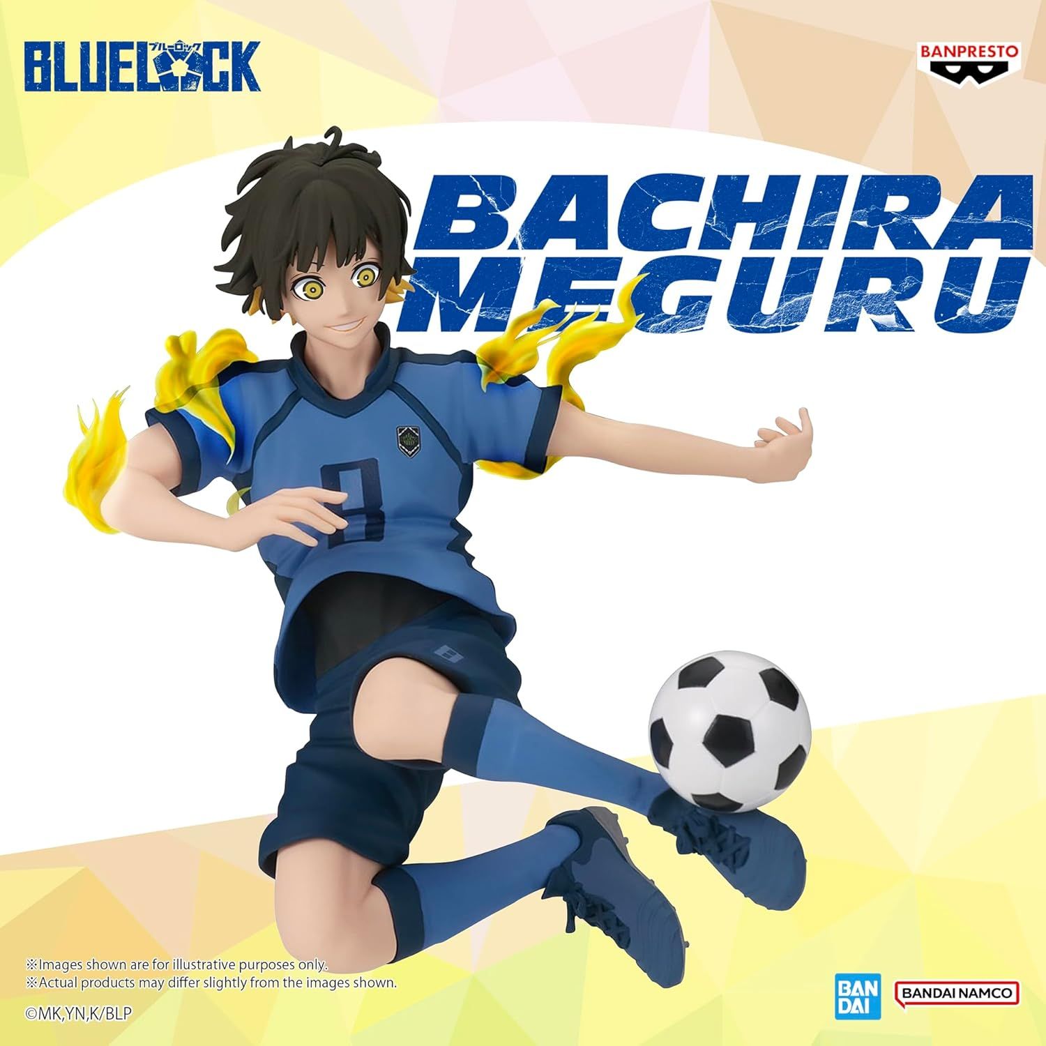 DS Banpresto - Blue Lock Figura - Meguru Bachira Figura Awakening ver., Bandai Spirits Figure Nueva