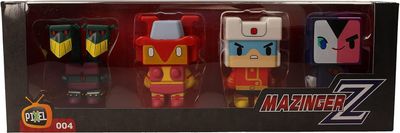 DS SD toys - Figurine Mazinger Z - Set 4 Figurras Pixel 7cm Nuevo