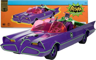 DS McFarlane Toys - DC Retro Batmobile &amp; The Joker (Batman 66&#39;) Nuevo