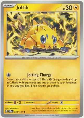 Joltik - 050/142 - Common Scarlet &amp; Violet: Stellar Crown Singles (Español)
