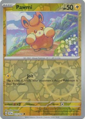 Pawmi - 073/198 - Common Reverse Holo Scarlet &amp; Violet (Base Set) Reverse Holo Singles