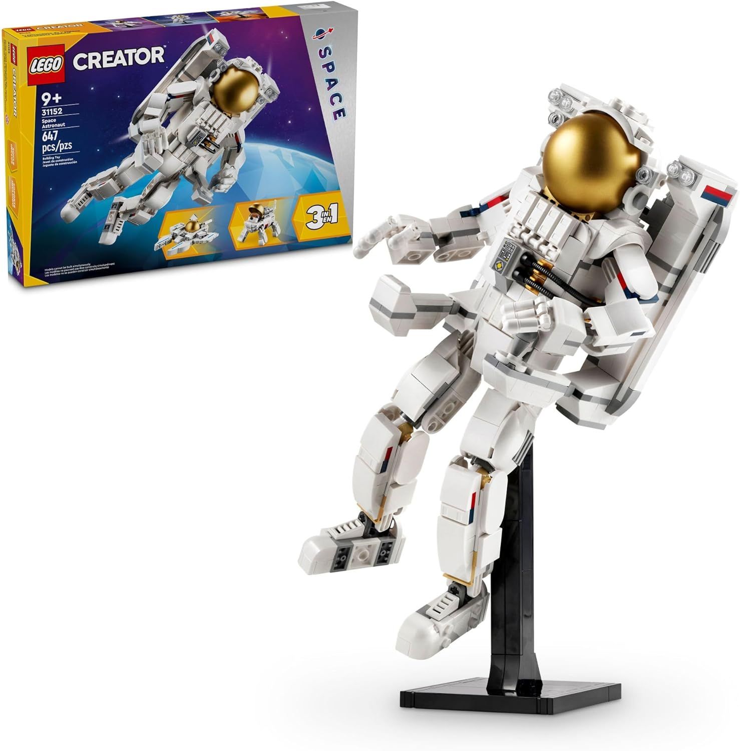 DS LEGO Creator 3 in 1 Space Astronaut 31152 Nuevo
