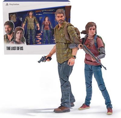 DS PlayStation The Last of US, 2-Pack 6 Pulgadas Joel &amp; Ellie Nuevo