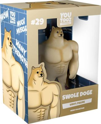 DS Youtooz Swole Doge Vinyl Figure, 5 Pulgadas Buff Doge Meme Nuevo