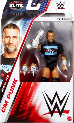 DS Mattel WWE Figura Elite Series 6 Pulgadas CM Punk Figura Luchador Nuevo
