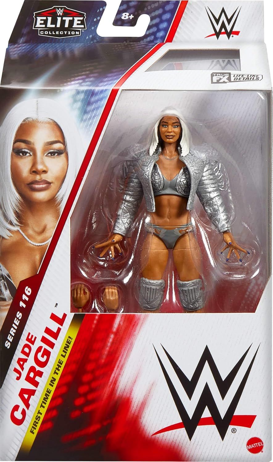 DS Mattel WWE Elite Jade Cargill Figura Nuevo