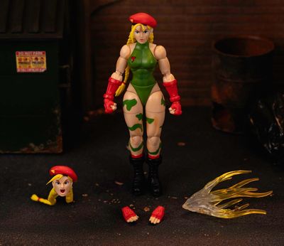 DS Jada Toys – Street Fighter II Cammy FIgura 1:12 Escala Nueva