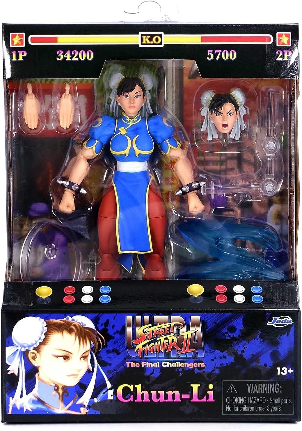 DS Street Fighter II 6 Pulgadas Chun Li Figura Nuevo