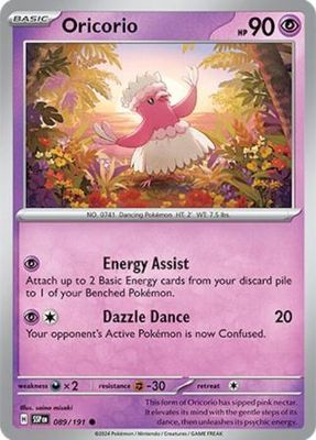 Oricorio - 089/191 - Common Scarlet &amp; Violet: Surging Sparks Singles