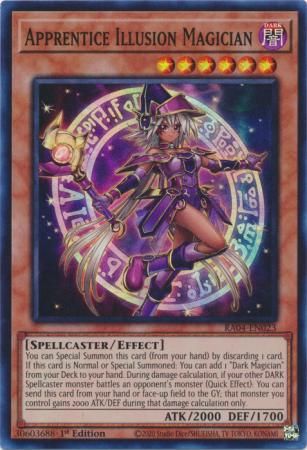 Apprentice Illusion Magician - RA04-EN023 - Super Rare 1st Edition Quarter Century Stampede 1st Edition Singles