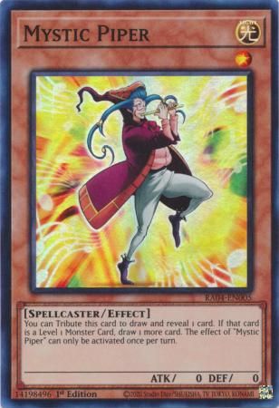 Mystic Piper - RA04-EN005 - Super Rare 1st Edition Quarter Century Stampede 1st Edition Singles