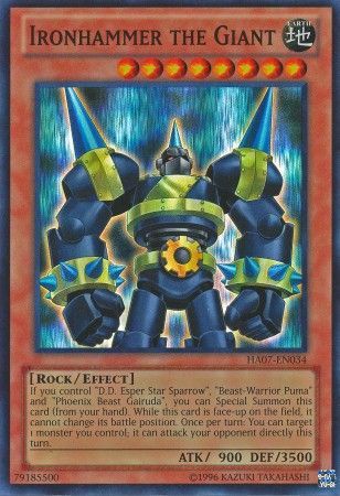 Ironhammer the Giant - HA07-EN034 - Super Rare Unlimited Hidden Arsenal 7: Knight of Stars Unlimited Singles