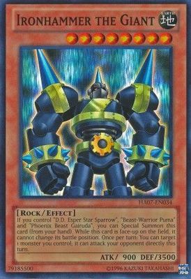 Ironhammer the Giant - HA07-EN034 - Super Rare Unlimited Hidden Arsenal 7: Knight of Stars Unlimited Singles