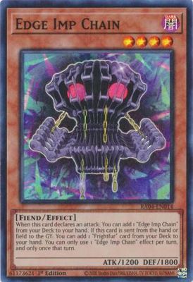 Edge Imp Chain - RA04-EN014 - Super Rare 1st Edition Quarter Century Stampede 1st Edition Singles