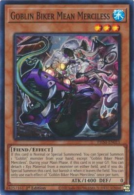 Goblin Biker Mean Merciless - PHNI-EN011 - Super Rare 1st Edition Phantom Nightmare 1st Edition Singles