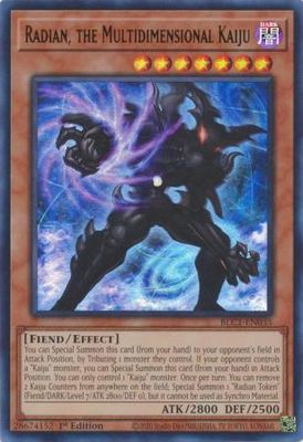 Radian, the Multidimensional Kaiju - BLC1-EN035 - Ultra Rare 1st Edition Battles of Legend: Chapter 1 1st Edition Singles