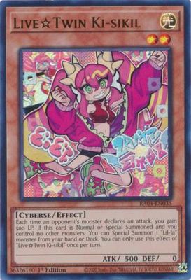 LiveTwin Ki-sikil - RA04-EN035 - Super Rare 1st Edition Quarter Century Stampede 1st Edition Singles