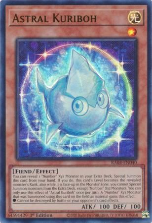 Astral Kuriboh - RA04-EN040 - Ultra Rare 1st Edition Quarter Century Stampede 1st Edition Singles