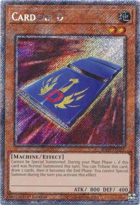 Cardcar D - RA04-EN181 - Platinum Secret Rare 1st Edition Quarter Century Stampede 1st Edition Singles