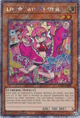 LiveTwin Ki-sikil - RA04-EN035 - Platinum Secret Rare 1st Edition Quarter Century Stampede 1st Edition Singles