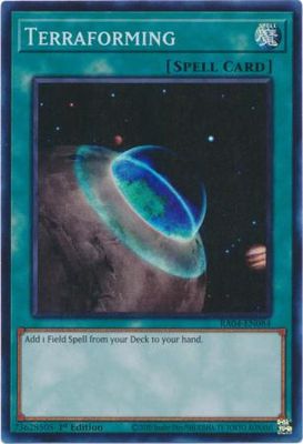 Terraforming - RA04-EN084 - Super Rare 1st Edition Quarter Century Stampede 1st Edition Singles