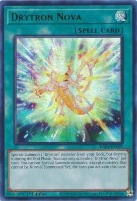 Drytron Nova - RA04-EN097 - Ultra Rare 1st Edition Quarter Century Stampede 1st Edition Singles